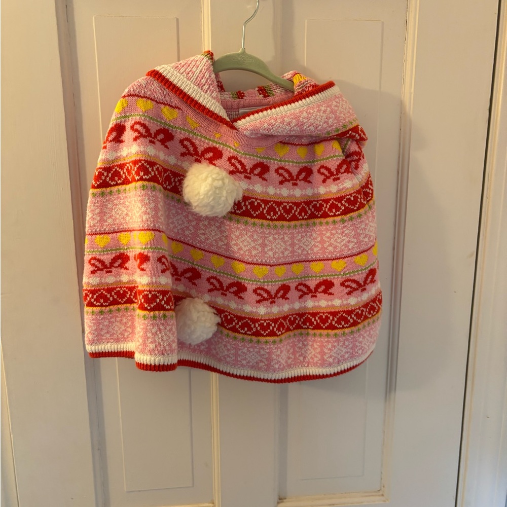 Hanna Andersson Pink and Red Kids Sweater